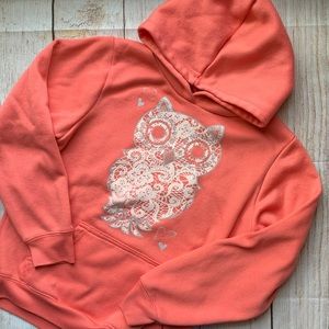 Girls Star Ride Owl Hoodie Size S(7/8)